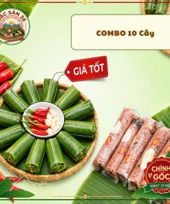 Combo 10 cây nem chua Thanh Hóa chính gốc
