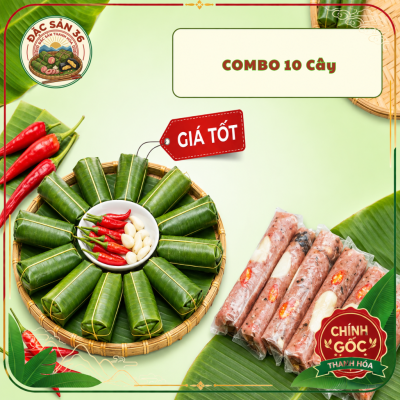 Combo 10 cây nem chua Thanh Hóa chính gốc