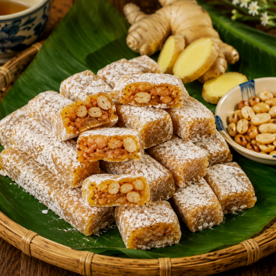 Chè lam mật mía Thanh Hóa dẻo thơm